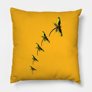 Dragon fly t-shirt Pillow