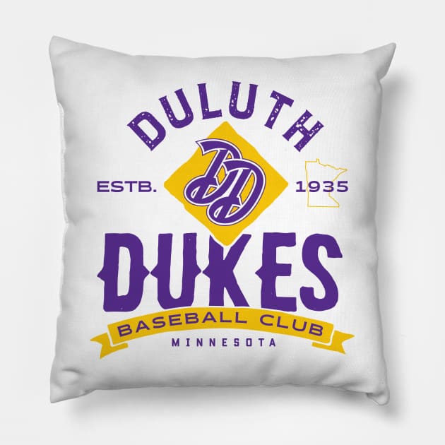 Duluth Dukes Pillow by MindsparkCreative