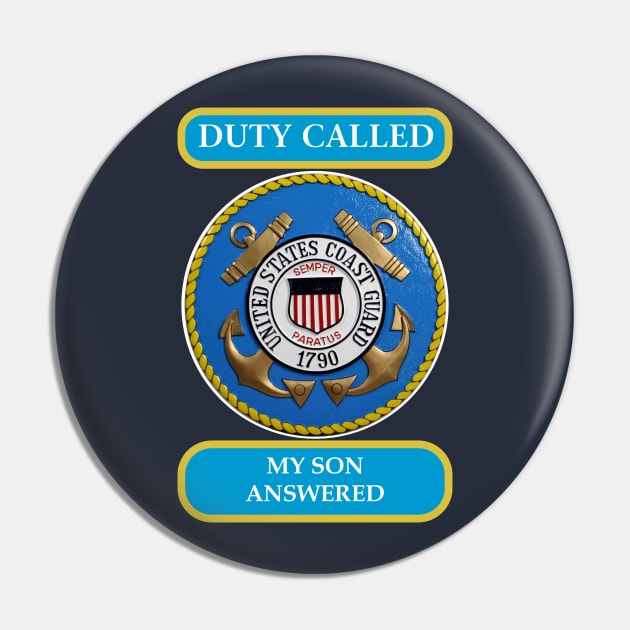 DutyCalledCoastGuard Son Pin by Cavalrysword