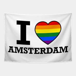 I LOVE AMSTERDAM PRIDE GAY Tapestry