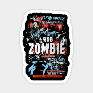 Rob Zombie – Out of the Darkness Horror Metal Poster Magnet