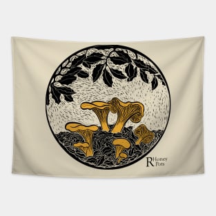 Chanterelle Mushroom Tapestry