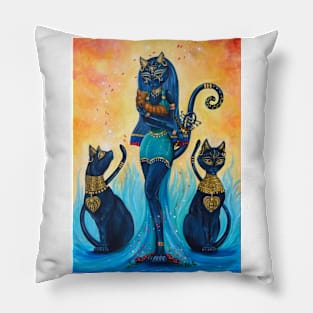 Goddess Bastet Pillow