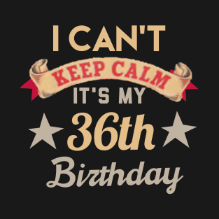 36th birthday gift T-Shirt