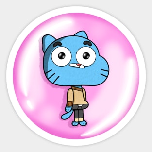 The Amazing World of Gumball Anais Watterson in Winter Clothes Sticker -  Sticker Mania