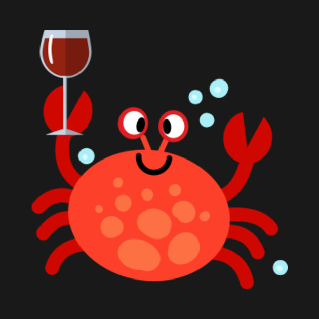 Discover Crab and Wine - Crab Lover - T-Shirt