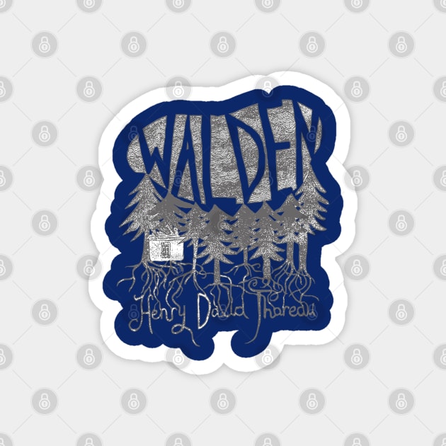 Walden (grey) Magnet by louweasely