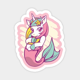 Cute cartoon unicorn Magnet