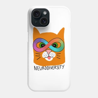Neurodiversity Cat Phone Case