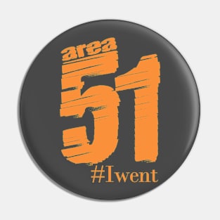 Area 51 #Iwent Pin