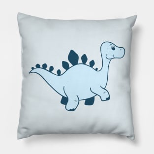 Blue Dinosaur Pillow