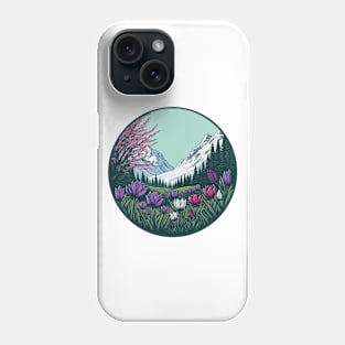 Mountain Flowers Phone Case