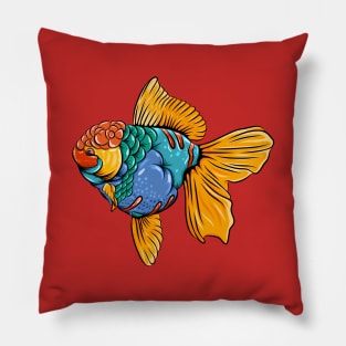 koi fish colorful Pillow