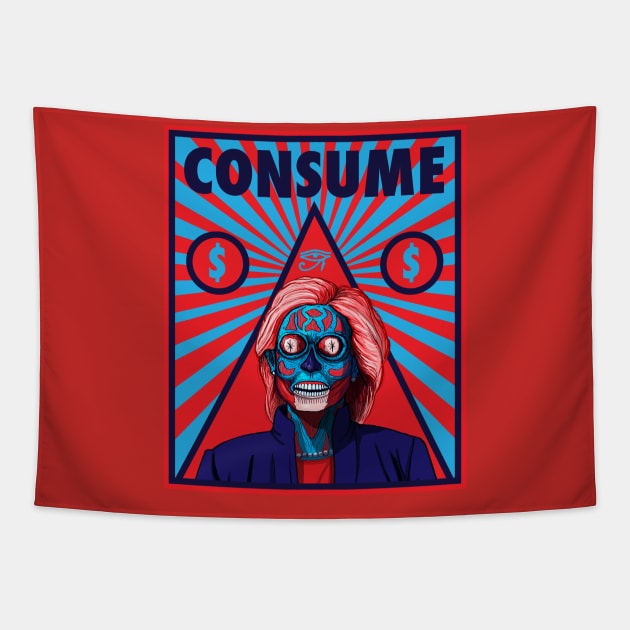 CONSUME KILLARY Tapestry by HalHefner