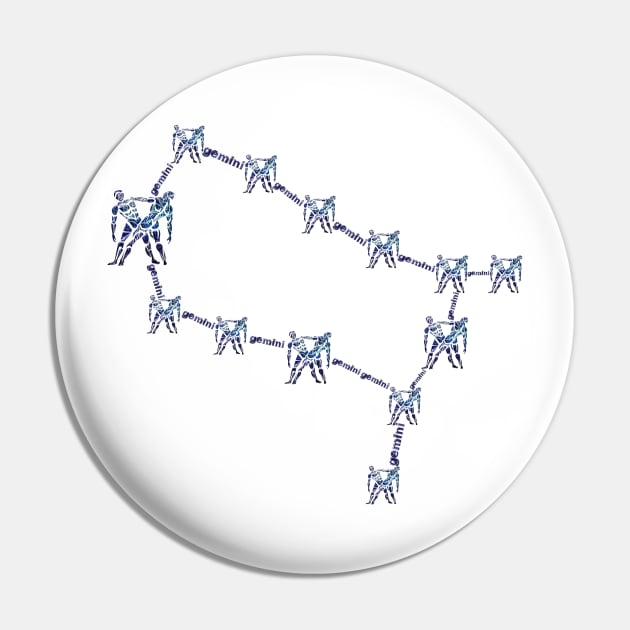 Gemini zodiac constellation Pin by INDONESIA68