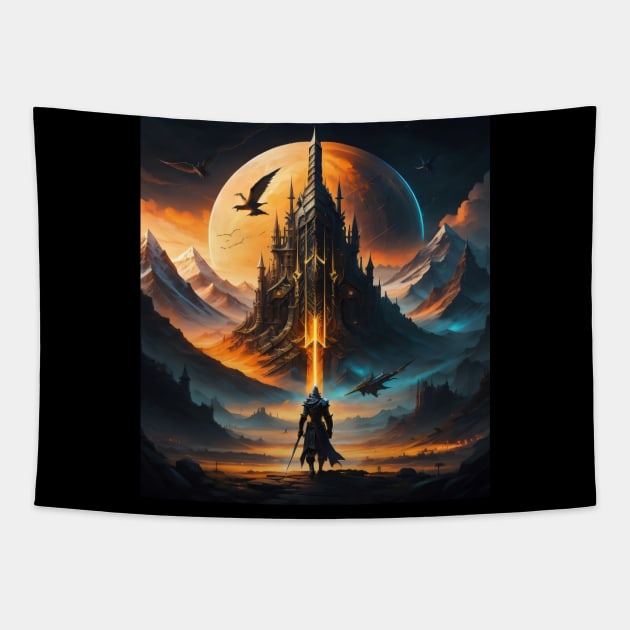 Dark Souls Fanart Tapestry by fallbizzare