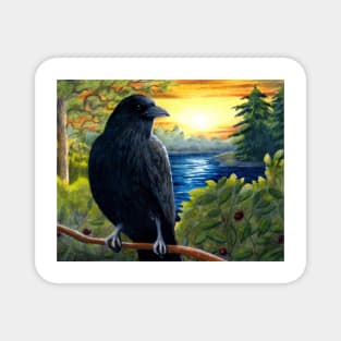 Bird 63 Crow Raven Magnet