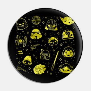 Galaxy Wars Icons Pin