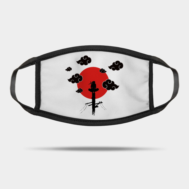 Itachi Uchiha Akatsuki Silhouette Naruto Shippuden Mask
