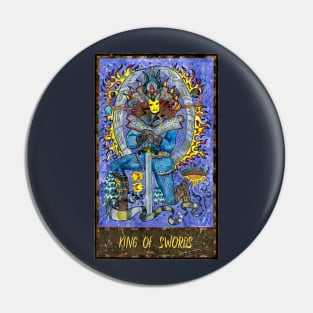 King Of Swords. Magic Gate Tarot Card Design. Pin