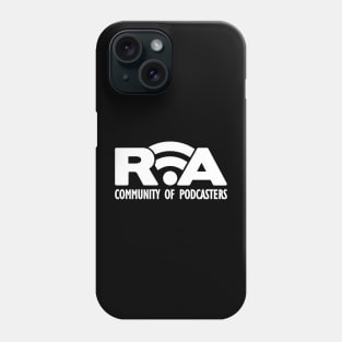 RVA Community of Podcasters (White Letters) Phone Case