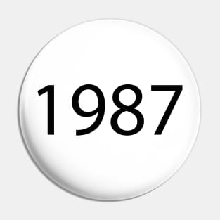 1987 Pin