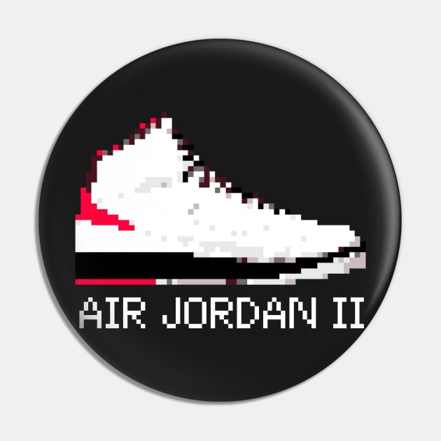 AIR JORDAN II RETRO PIXELATED ART SHOE COLLECTION Pin by Buff Geeks Art