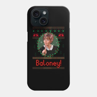 Judge Judy Ugly Christmas Sweater- Baloney Phone Case