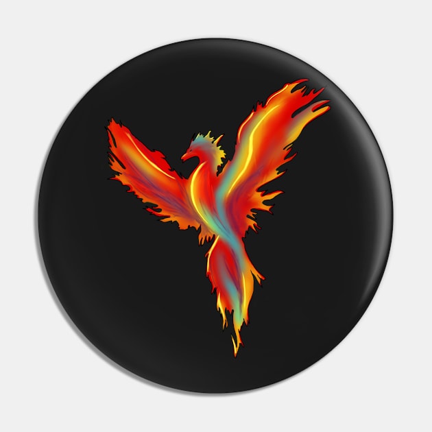 Red New phoenix Pin by xaxuokxenx