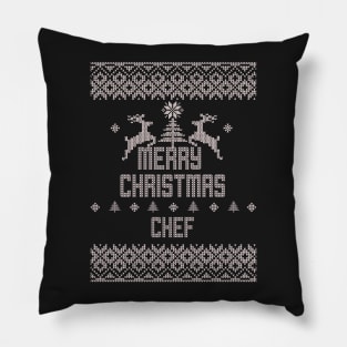 Merry Christmas CHEF Pillow