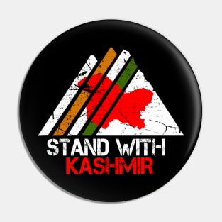 Stand With Kashmir - Pakistan Stands With Kashmiri's Freedom Pin