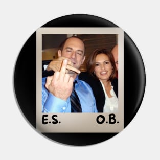 Vintage Elliot Stabler And Olivia Benson Pin