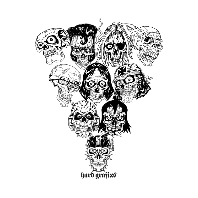 Hard Grafixs© Skull Nine by Grafixs©