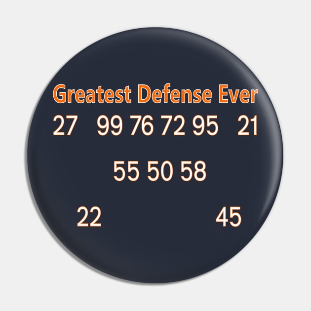 The 85 Bears and the Greatest Defense Ever Pin by Retro Sports