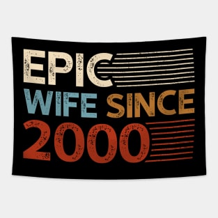 Epic Wife Since 2000 Tapestry