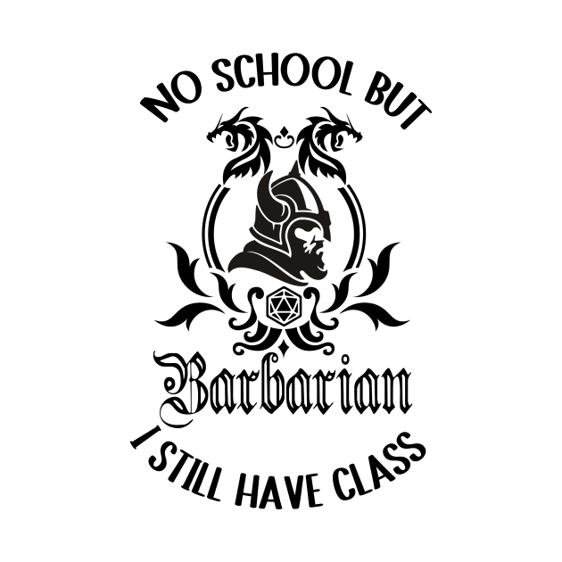 Barbarian class schools out roleplaying games by IndoorFeats