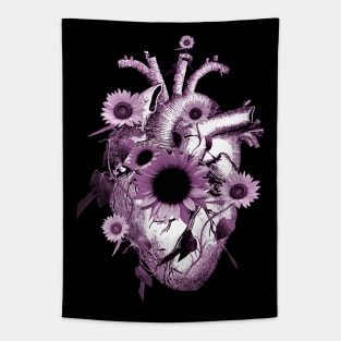 Floral heart 17 Tapestry