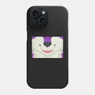 Purple Husky Face Phone Case