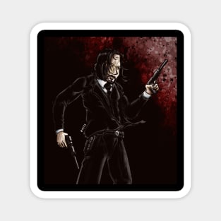 John Wick Fan Art T-Shirt Magnet