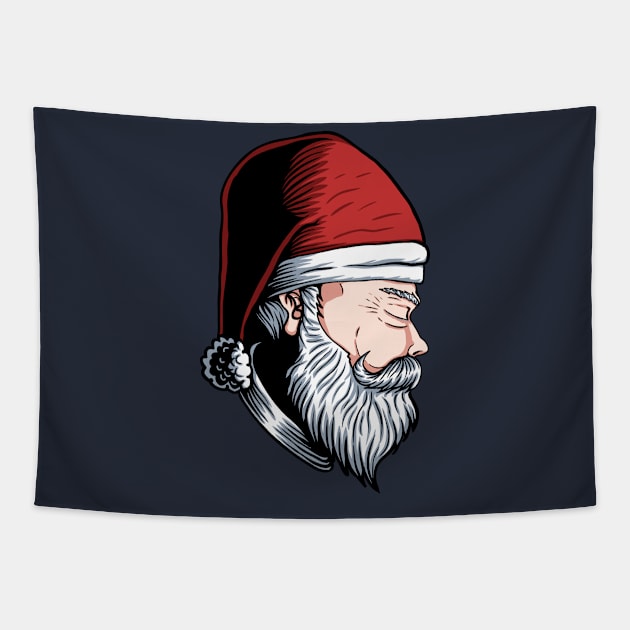 Man Santa Claus Tapestry by be yourself. design