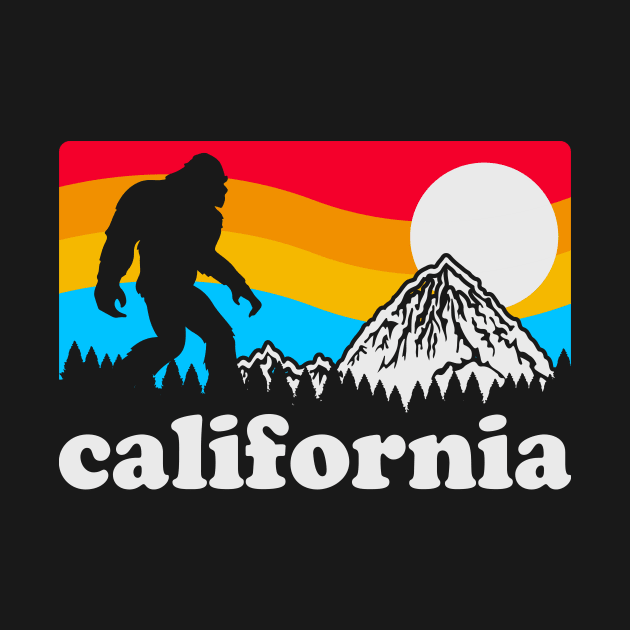 Bigfoot California Sasquatch Creature, Cryptid Sunset, CA State Parks by ThatVibe