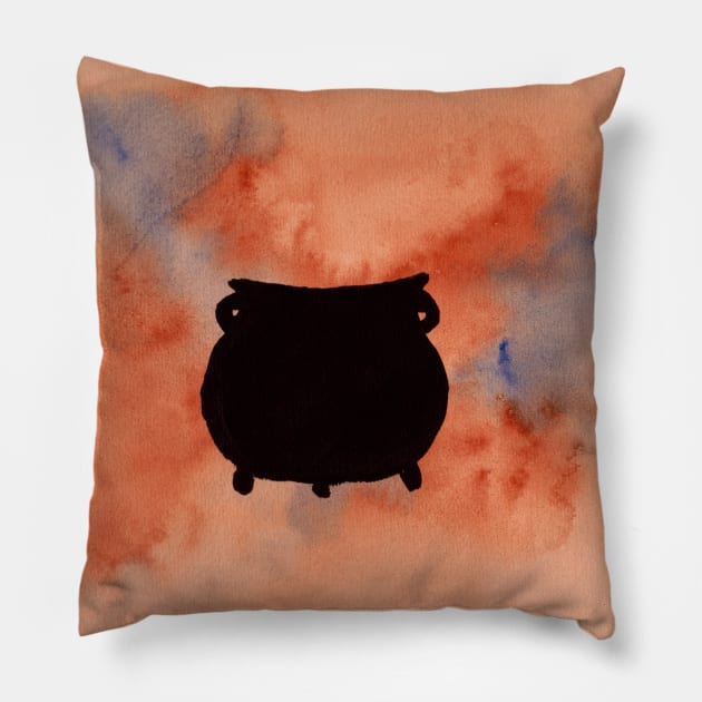 Cauldron Pillow by lindaursin