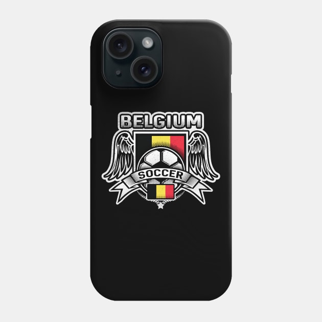 Belgium Soccer Futbol Phone Case by megasportsfan