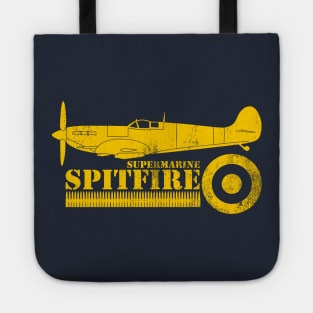 WW2 Battle of Britain Fighter - RAF Spitfire (distressed) Tote