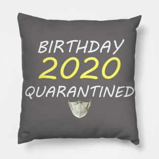 Birthday 2020 Quarantined T-Shirt Quarantine T-Shirt Pillow