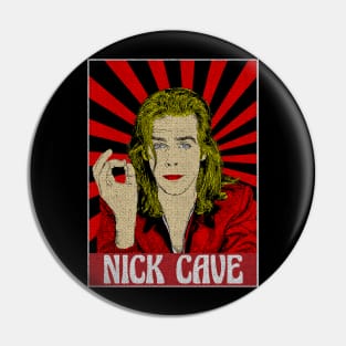 Nick Cave Pop Art Fan Art Pin