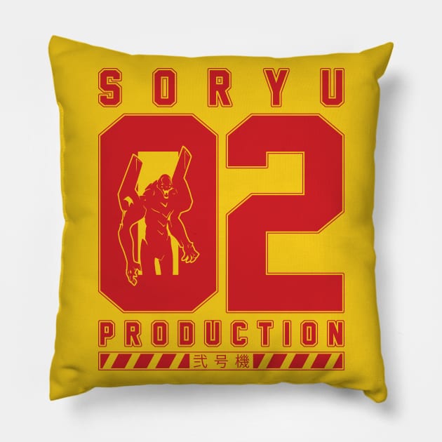 UNIT 02 - SORYU PRODUCTION Pillow by DCLawrenceUK