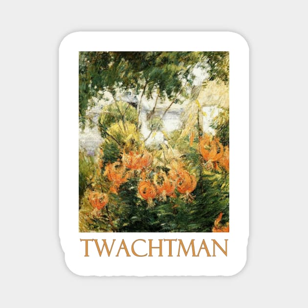 Tiger Lilies by John Henry Twachtman Magnet by Naves