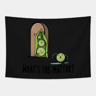 What's the Mattar? - Funny Desi Puns Tapestry