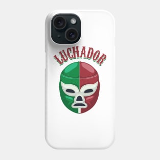 Luchador - mexican masked wrestler Phone Case